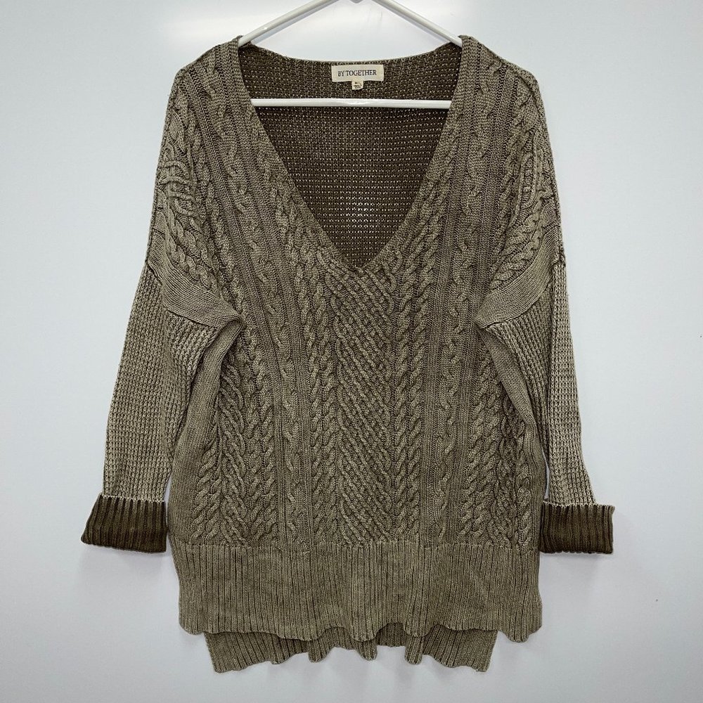 By Together Knit Pullover Sweater‎ Size M/L